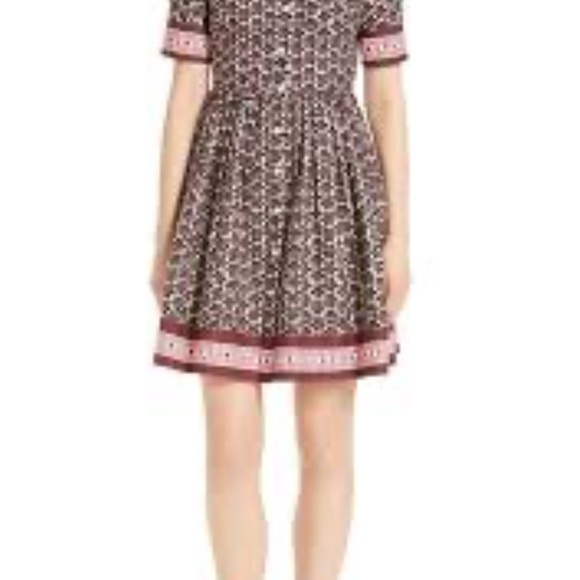 (SOLD) NWOT Kate Spade Elegant Patterned Dress - Picture 4 of 5